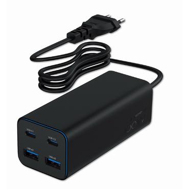 4-port 100 W GaN USB Pow erDelivery fast charger