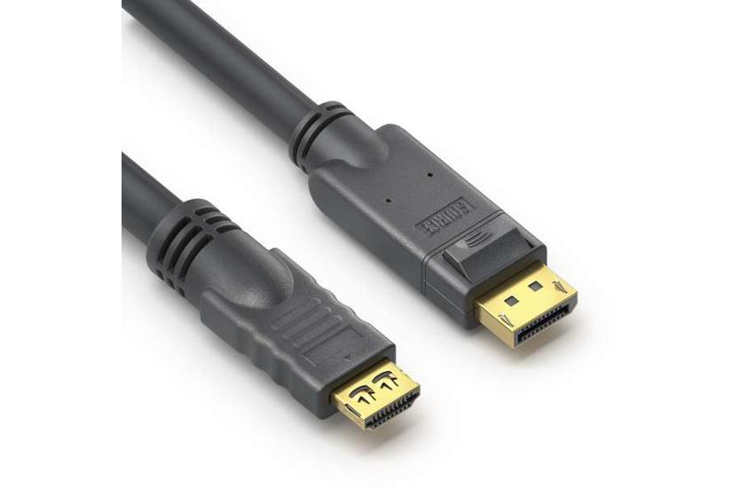 PureLink PI5110-125 videokabel adapter 12,5 m DisplayPort HDMI Sort