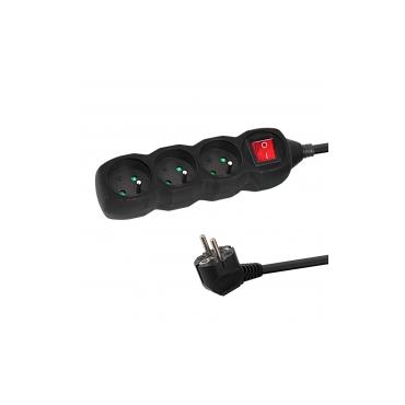 Esperanza ELK210K Power strip 3GN/1 5M Black