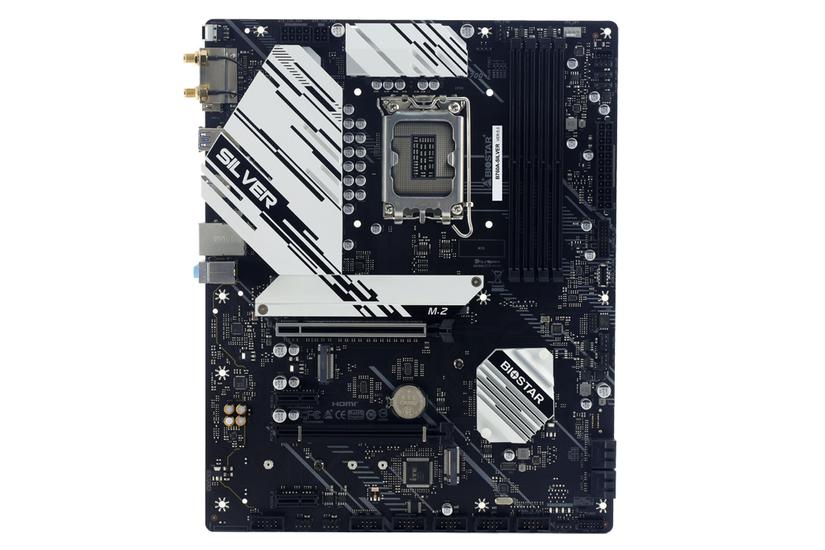 Biostar B760A-SILVER - moderkort - LGA1700-uttag