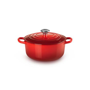 Le Creuset Signature Roaster round 22cm cherry red (21177220602430)