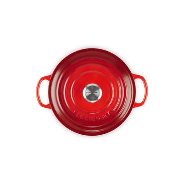 Le Creuset Signature Roaster round 22cm cherry red (21177220602430)