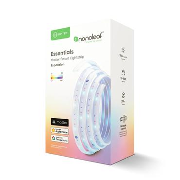 Nanoleaf Essentials Matter - lysstripsforl&aelig;ngelse - LED - 105 lysdioder/m - 23 W - RGBCW-lys - 2700-6500 K