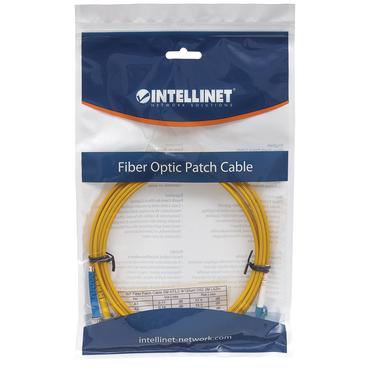 Intellinet 516976 InfiniBand og fiberoptisk kabel 5 m LC ST Gul
