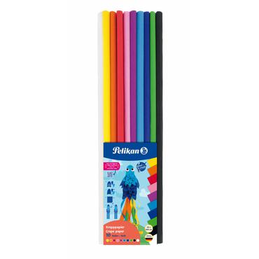 Pelikan Krepppapier Set KRP, 10 Farben, f.s.