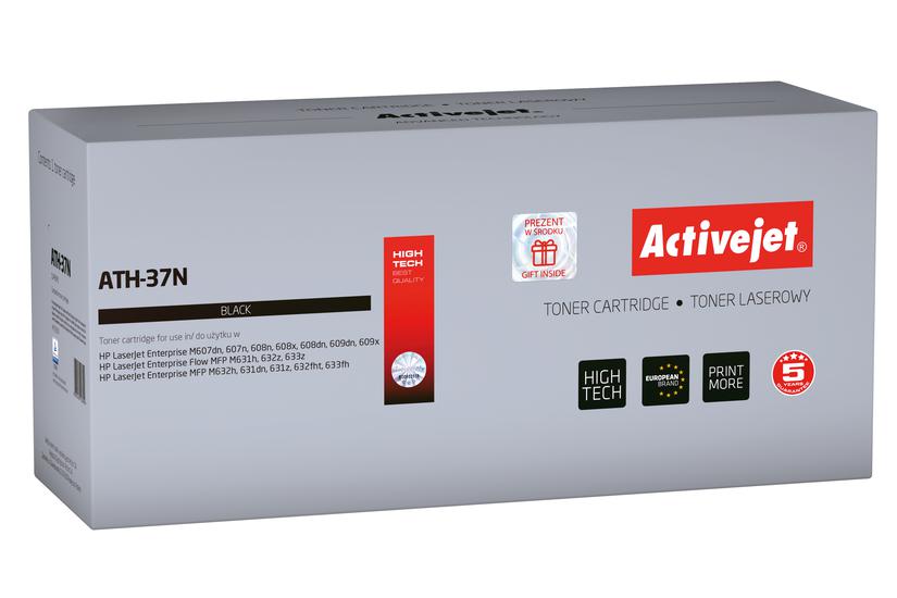 Activejet ATH-37N Tonerpatron (erstatning HP 37A CF237A; Supreme; 11000 sider; sort)