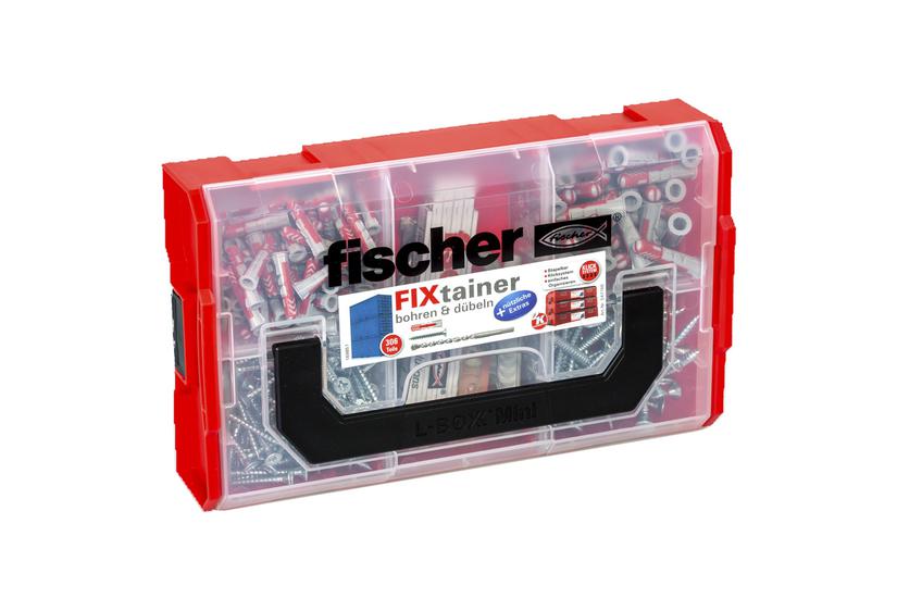 Fischer FIXtainer 306 150 stk Skrue og v&aelig;gstiks&aelig;t