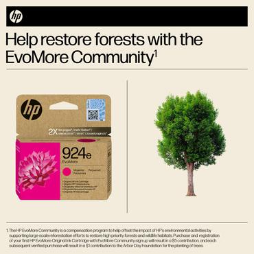 HP Original 924e EvoMore-blækpatron, magenta