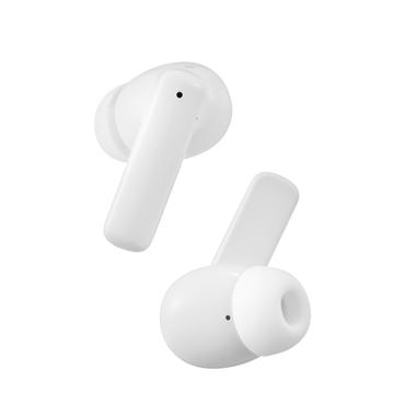 T600 TWS earphones with LCD, ANC and ENC, white