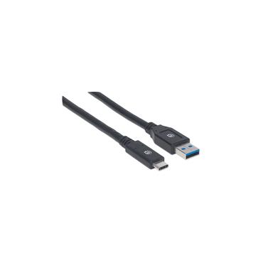 Manhattan 354981 USB-kabel USB 3.2 Gen 1 (3.1 Gen 1) 3 m USB C USB A Sort
