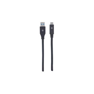 Manhattan 354981 USB-kabel USB 3.2 Gen 1 (3.1 Gen 1) 3 m USB C USB A Sort