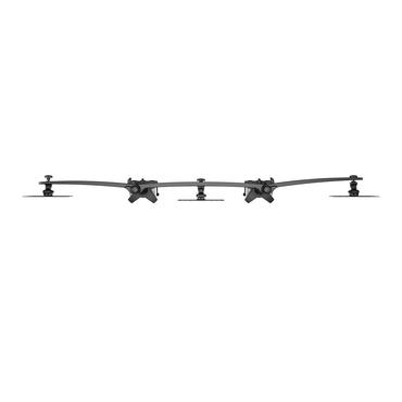 Multibrackets M VESA Desktopmount Triple Desk Clamp monteringssats - f&ouml;r 3 LCD-bildsk&auml;rmar - svart