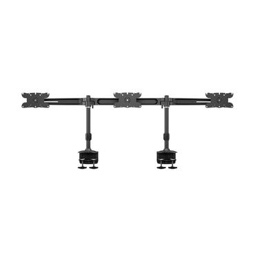 Multibrackets M VESA Desktopmount Triple Desk Clamp monteringssats - f&ouml;r 3 LCD-bildsk&auml;rmar - svart