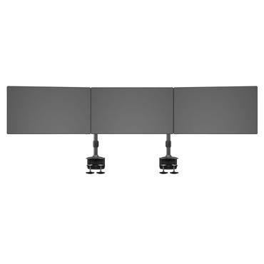 Multibrackets M VESA Desktopmount Triple Desk Clamp monteringssats - f&ouml;r 3 LCD-bildsk&auml;rmar - svart