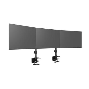 Multibrackets M VESA Desktopmount Triple Desk Clamp monteringssats - f&ouml;r 3 LCD-bildsk&auml;rmar - svart