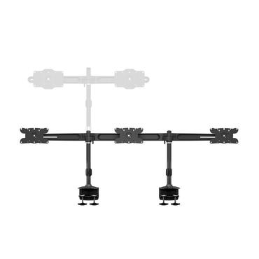 Multibrackets M VESA Desktopmount Triple Desk Clamp monteringssats - f&ouml;r 3 LCD-bildsk&auml;rmar - svart