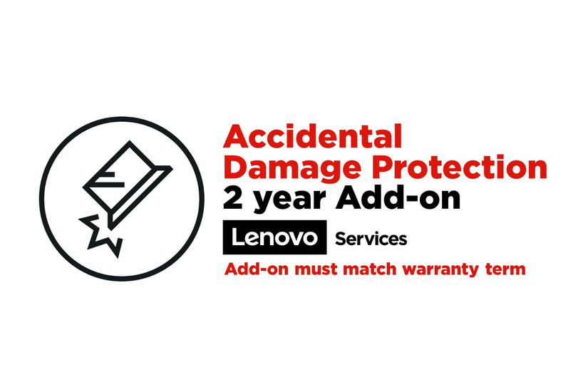 Lenovo Accidental Damage Protection Add On - ulykkesskadesd&aelig;kning - 2 &aring;r