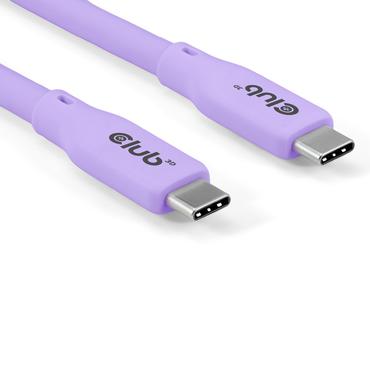 Club 3D - USB typ C-kabel - 24 pin USB-C till 24 pin USB-C - 2 m