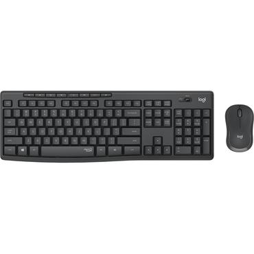 Logitech MK295 Silent - sats med tangentbord och mus - QWERTY - engelska - grafit Inmatningsenhet