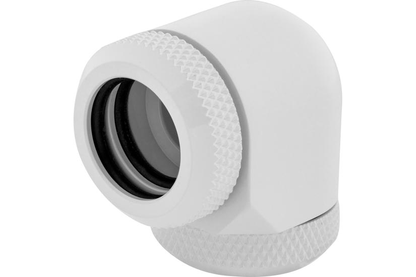 CORSAIR Hydro X Series XF Hardline 90° 14mm OD - vinklet fitting til flydende kølesystem