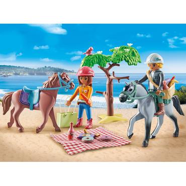 Playmobil Horses of Waterfall 71470 Wycieczka konna na plażę z Amelią i Benem