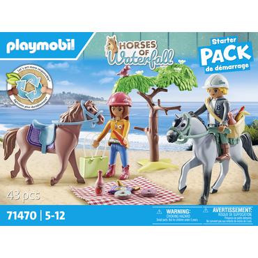 Playmobil Horses of Waterfall 71470 Wycieczka konna na plażę z Amelią i Benem