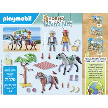 Playmobil Horses of Waterfall 71470 Wycieczka konna na plażę z Amelią i Benem