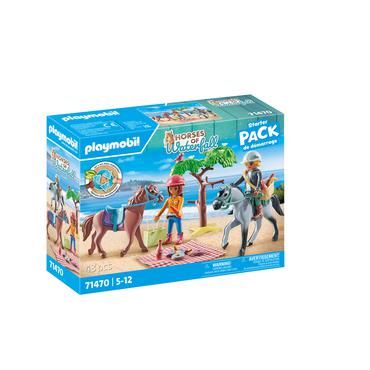 Playmobil Horses of Waterfall 71470 Wycieczka konna na plażę z Amelią i Benem