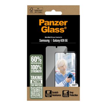 PanzerGlass - sk&auml;rmskydd f&ouml;r mobiltelefon - ultrabred passning