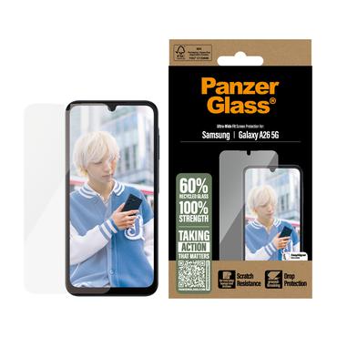 PanzerGlass - sk&auml;rmskydd f&ouml;r mobiltelefon - ultrabred passning