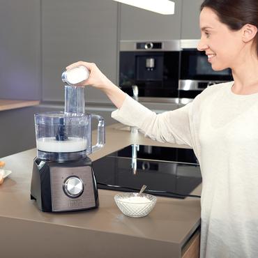 Black & Decker BXFPA1200E foodprocessor 1200 W 1,5 L Sort, Rustfrit stål