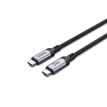 Unitek - USB Type-C kabel - 24 pin USB-C til 24 pin USB-C - 2 m