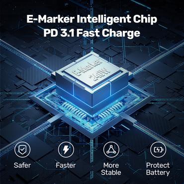 Unitek - USB Type-C kabel - 24 pin USB-C til 24 pin USB-C - 2 m