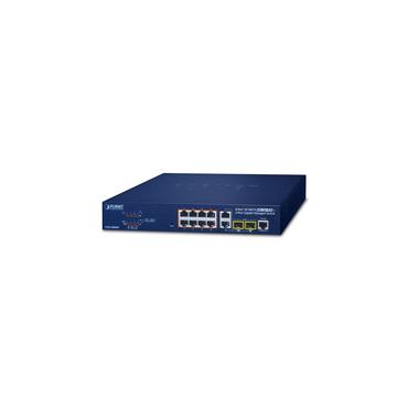 PLANET FGSD-1008HPS netværksswitch Administreret Fast Ethernet (10/100) Strøm over Ethernet (PoE) Blå