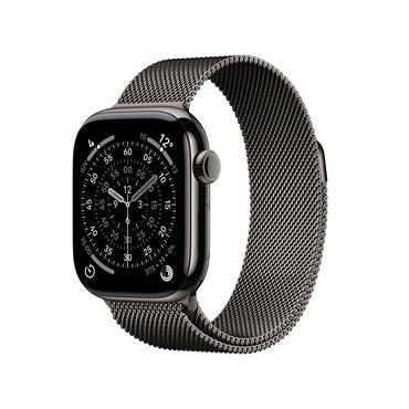 Apple Watch Series 11 OLED 42 mm Digital 374 x 446 pixel Berøringsskærm 5G Titanium Wi-Fi GPS (satellit)