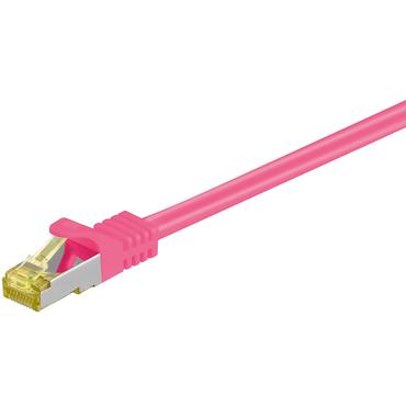 goobay patchkabel - 25 cm - magenta