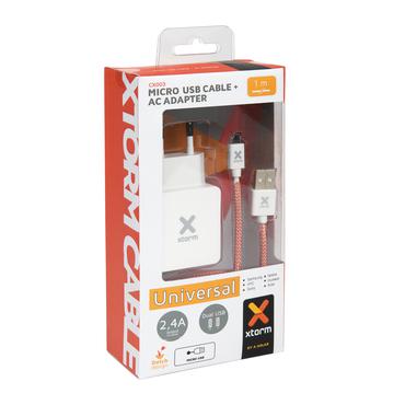 Woven Micro USB cable for