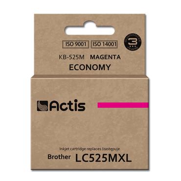 Actis KB-525M bl&aelig;k (erstatning Brother LC525M; Standard; 15 ml; r&oslash;d)
