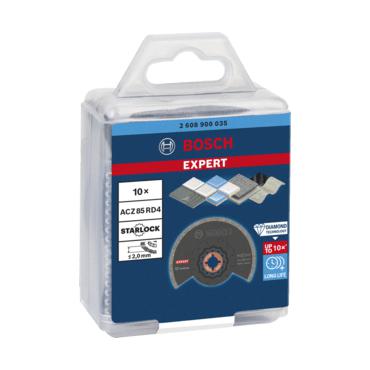 Bosch Expert ACZ 85 RD4 - segmentsavklinge - for fugemasse, morter, fibercement, blød flise, fugemasse-slibere, glasfiberforstærket plastik, karbonfiberforstærket plastik - 10 stykker