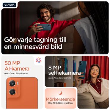 Motorola moto g06 17,5 cm (6.88") Dual SIM Android 15 4G USB Type-C 4 GB 256 GB 5200 mAh Orange