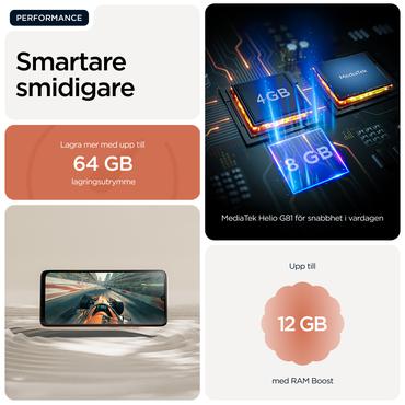 Motorola moto g06 17,5 cm (6.88") Dual SIM Android 15 4G USB Type-C 4 GB 256 GB 5200 mAh Orange