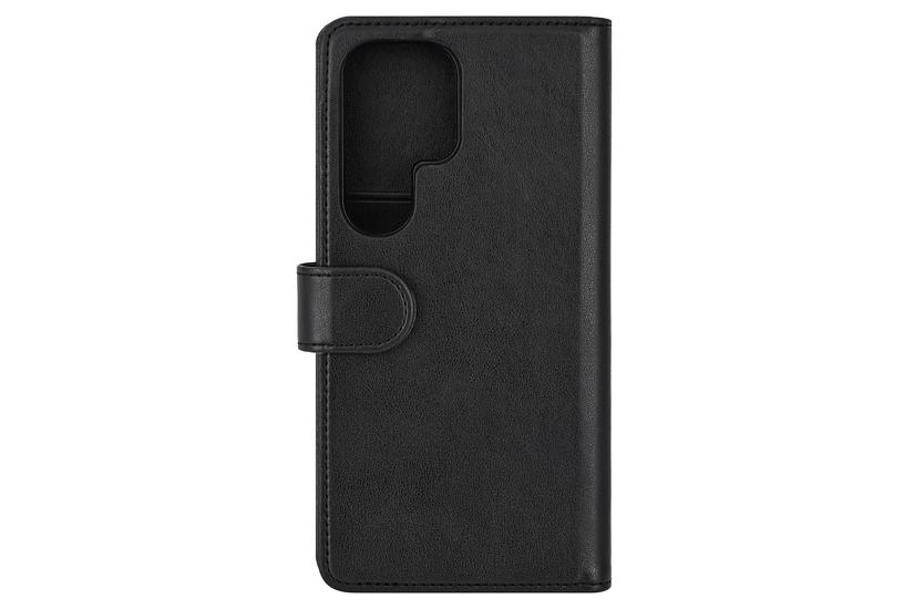 Essentials Samsung Galaxy S25 Ultra PU wallet, detachable, 3 cards, blk