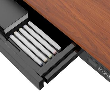 ACTIVEJET desk with electric height adjustment 140x70 ET119W-C black/walnut