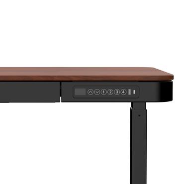ACTIVEJET desk with electric height adjustment 140x70 ET119W-C black/walnut
