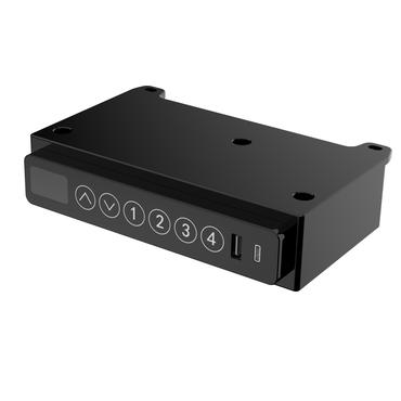 ACTIVEJET desk with electric height adjustment 140x70 ET119W-C black/walnut