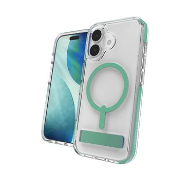 ZAGG Santa Cruz Snap Kickstand mobiltelefon etui 16 cm (6.3") Cover Gr&oslash;n, Transparent