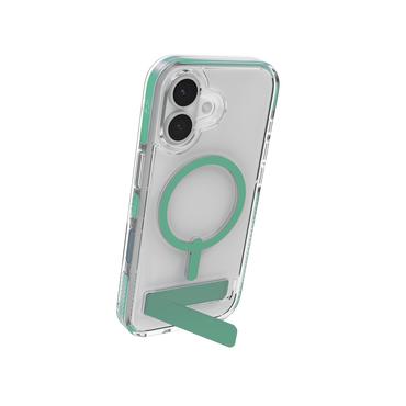 ZAGG Santa Cruz Snap Kickstand mobiltelefon etui 16 cm (6.3") Cover Gr&oslash;n, Transparent