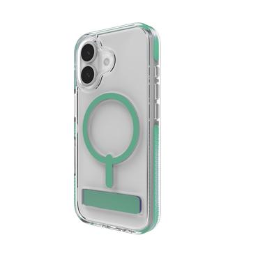 ZAGG Santa Cruz Snap Kickstand mobiltelefon etui 16 cm (6.3") Cover Gr&oslash;n, Transparent