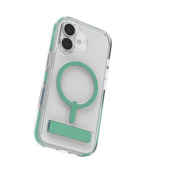 ZAGG Santa Cruz Snap Kickstand mobiltelefon etui 16 cm (6.3") Cover Gr&oslash;n, Transparent