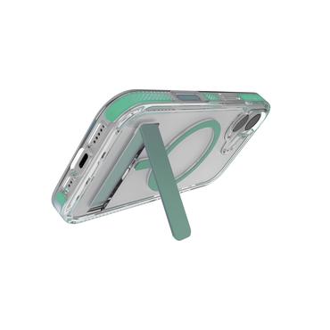 ZAGG Santa Cruz Snap Kickstand mobiltelefon etui 16 cm (6.3") Cover Gr&oslash;n, Transparent